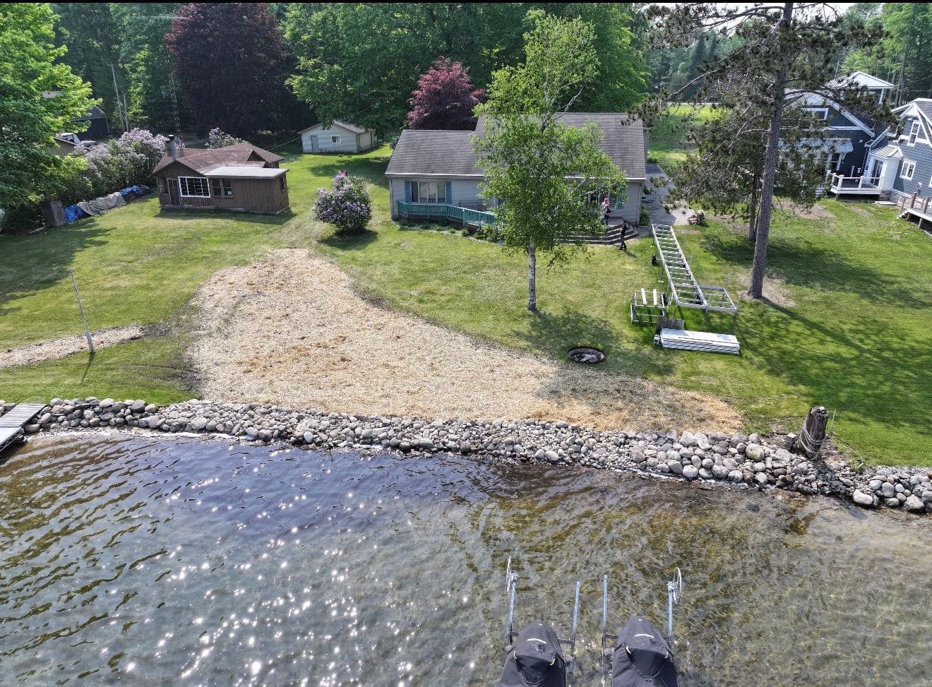 Creating Outdoor Havens with Shoreline Protection and Patios