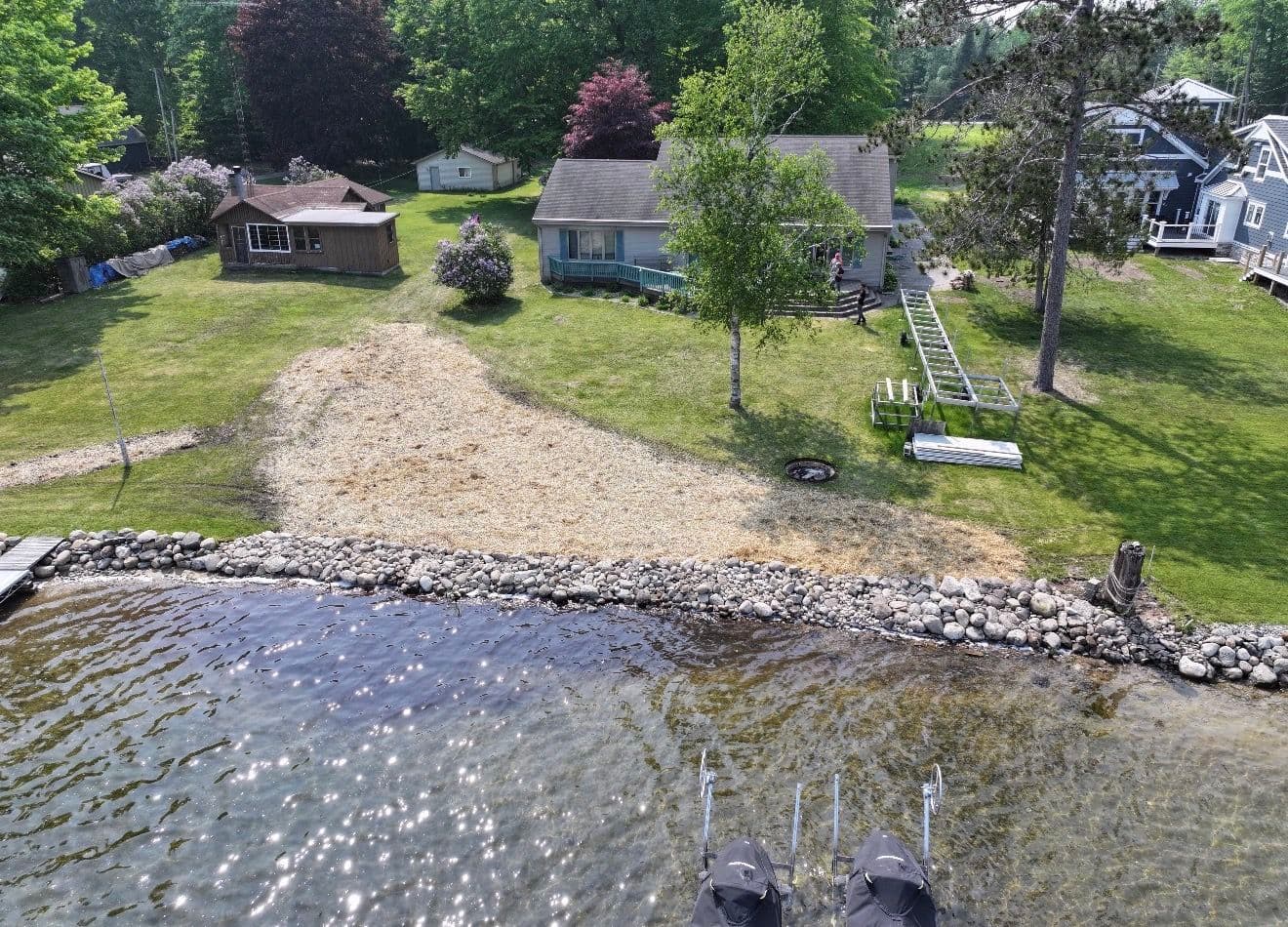 Efficient Land Clearing and Shoreline Protection Success